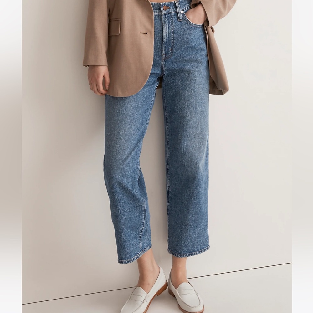 Madewell The Petite
Perfect Vintage Wide Leg Crop
Jeans